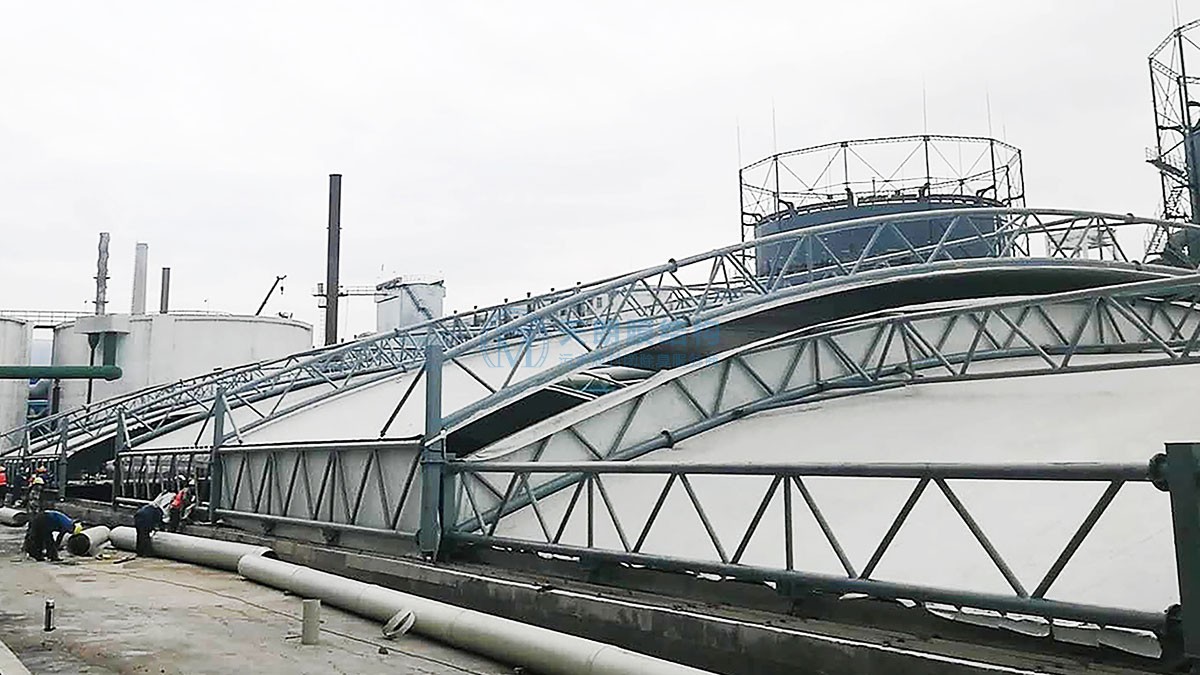 山西晉城天澤污水池加蓋密閉項目